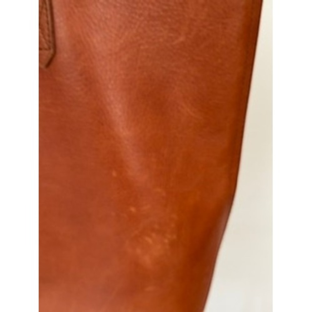 Madewell Transport Tote Bag English Saddle Brown Leather Shoulder Bag - Picture 5 of 14